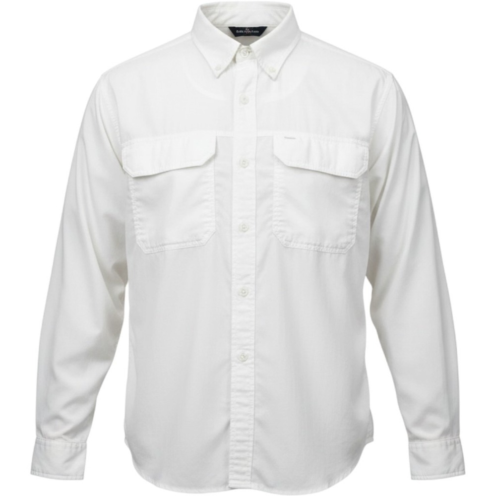 REI Co-op Sahara Mens XL White LS Hiking Shirt Ventilated Nylon 22340-S22